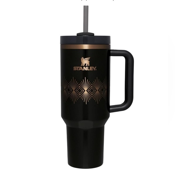 Stanley 40oz Quencher in Black Gloss Deco! - Picture 1 of 4